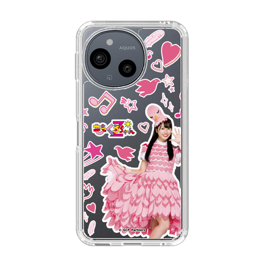 スリムプロテクションケース［ ももくろちゃんZ- ぽっぽーあーりん - 総柄 ］