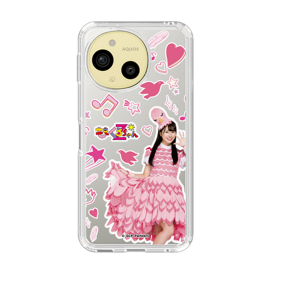 スリムプロテクションケース［ ももくろちゃんZ- ぽっぽーあーりん - 総柄 ］