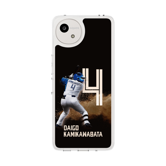 スリムプロテクションケース［ 北海道日本ハムファイターズ - ブラック - KAMIKAWABATA ］