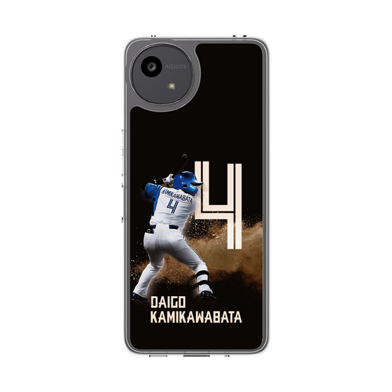 スリムプロテクションケース［ 北海道日本ハムファイターズ - ブラック - KAMIKAWABATA ］