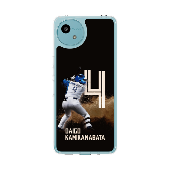 スリムプロテクションケース［ 北海道日本ハムファイターズ - ブラック - KAMIKAWABATA ］