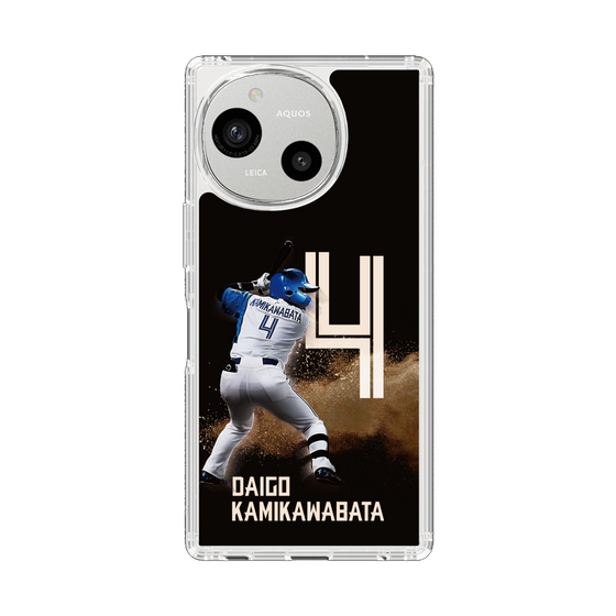 スリムプロテクションケース［ 北海道日本ハムファイターズ - ブラック - KAMIKAWABATA ］