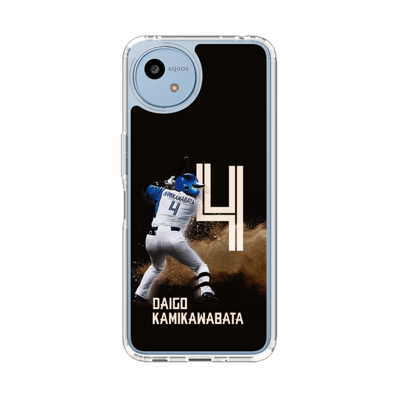 スリムプロテクションケース［ 北海道日本ハムファイターズ - ブラック - KAMIKAWABATA ］