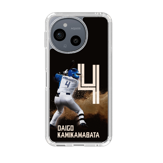 スリムプロテクションケース［ 北海道日本ハムファイターズ - ブラック - KAMIKAWABATA ］