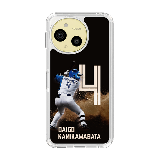 スリムプロテクションケース［ 北海道日本ハムファイターズ - ブラック - KAMIKAWABATA ］