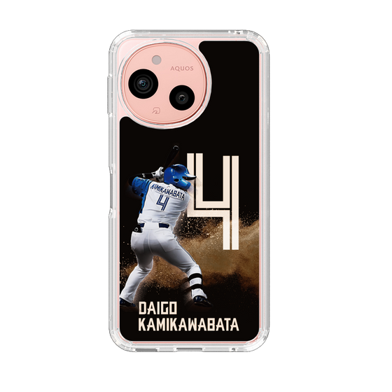 スリムプロテクションケース［ 北海道日本ハムファイターズ - ブラック - KAMIKAWABATA ］