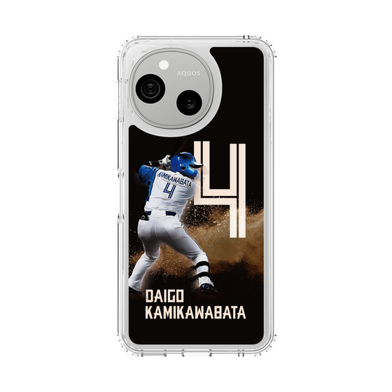 スリムプロテクションケース［ 北海道日本ハムファイターズ - ブラック - KAMIKAWABATA ］