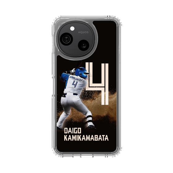 スリムプロテクションケース［ 北海道日本ハムファイターズ - ブラック - KAMIKAWABATA ］