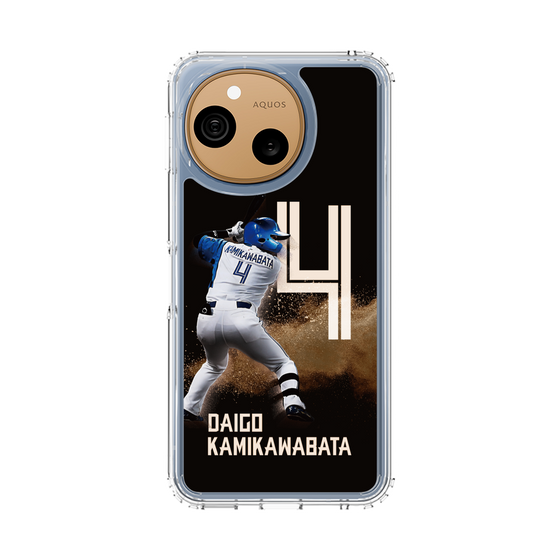 スリムプロテクションケース［ 北海道日本ハムファイターズ - ブラック - KAMIKAWABATA ］