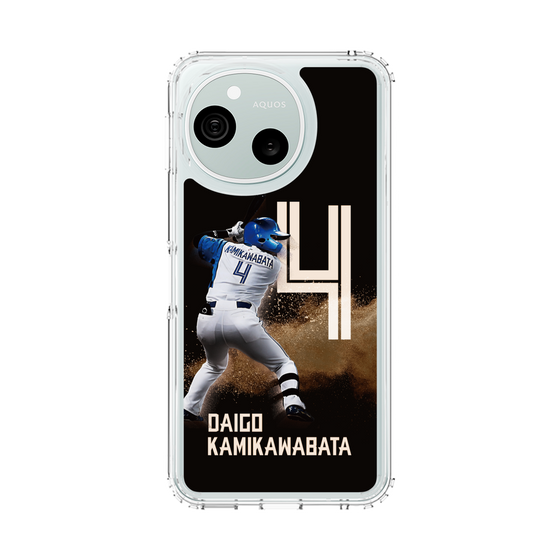 スリムプロテクションケース［ 北海道日本ハムファイターズ - ブラック - KAMIKAWABATA ］