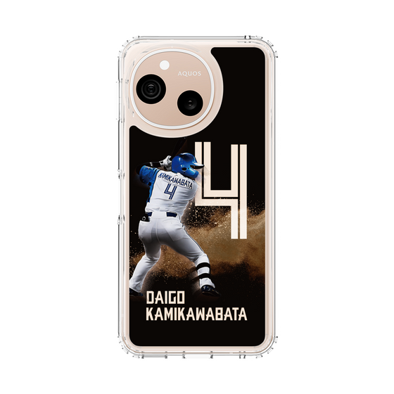 スリムプロテクションケース［ 北海道日本ハムファイターズ - ブラック - KAMIKAWABATA ］