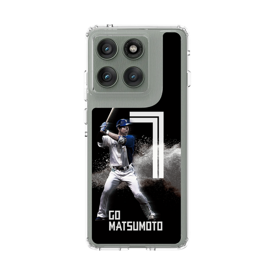 スリムプロテクションケース［ 北海道日本ハムファイターズ - ブラック - MATSUMOTO ］