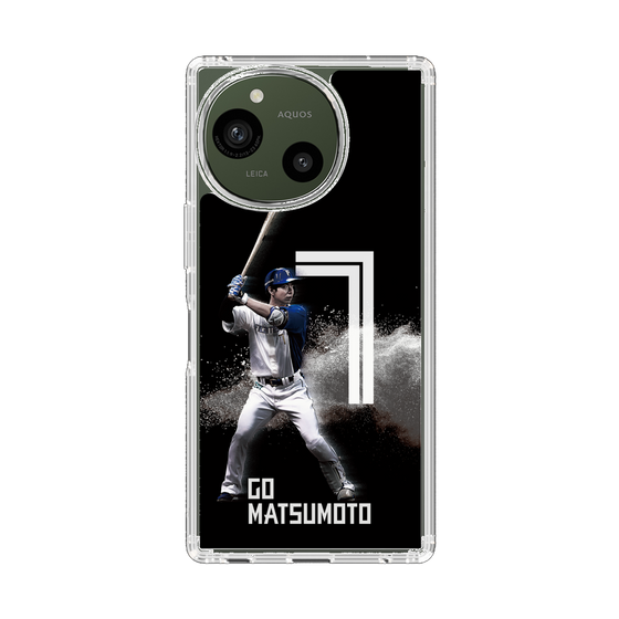 スリムプロテクションケース［ 北海道日本ハムファイターズ - ブラック - MATSUMOTO ］