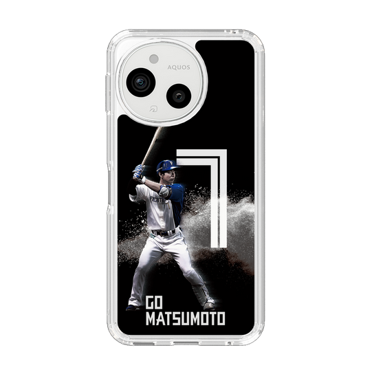 スリムプロテクションケース［ 北海道日本ハムファイターズ - ブラック - MATSUMOTO ］