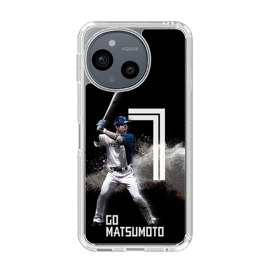 スリムプロテクションケース［ 北海道日本ハムファイターズ - ブラック - MATSUMOTO ］