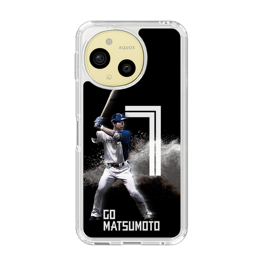 スリムプロテクションケース［ 北海道日本ハムファイターズ - ブラック - MATSUMOTO ］