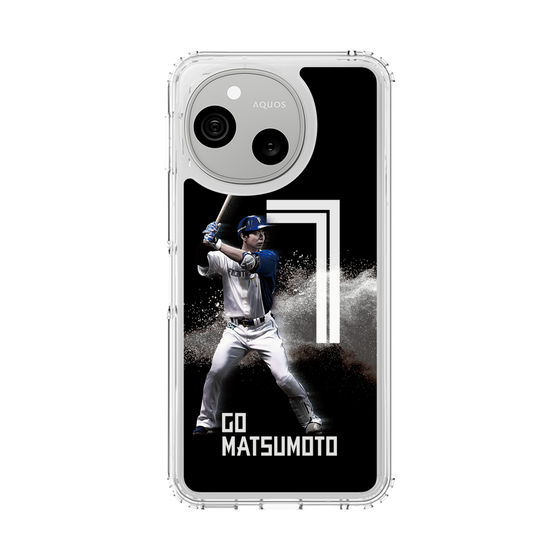 スリムプロテクションケース［ 北海道日本ハムファイターズ - ブラック - MATSUMOTO ］