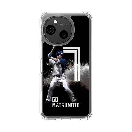 スリムプロテクションケース［ 北海道日本ハムファイターズ - ブラック - MATSUMOTO ］