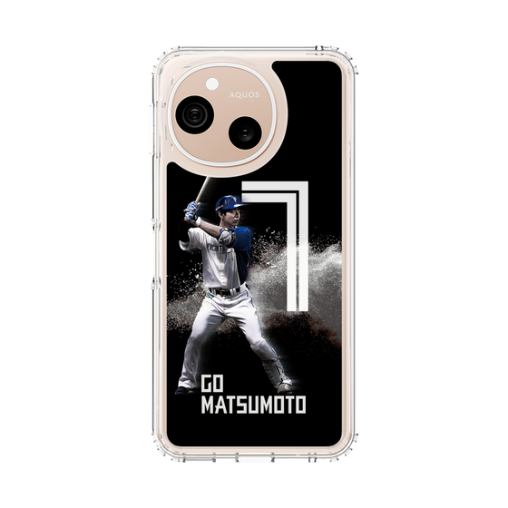 スリムプロテクションケース［ 北海道日本ハムファイターズ - ブラック - MATSUMOTO ］