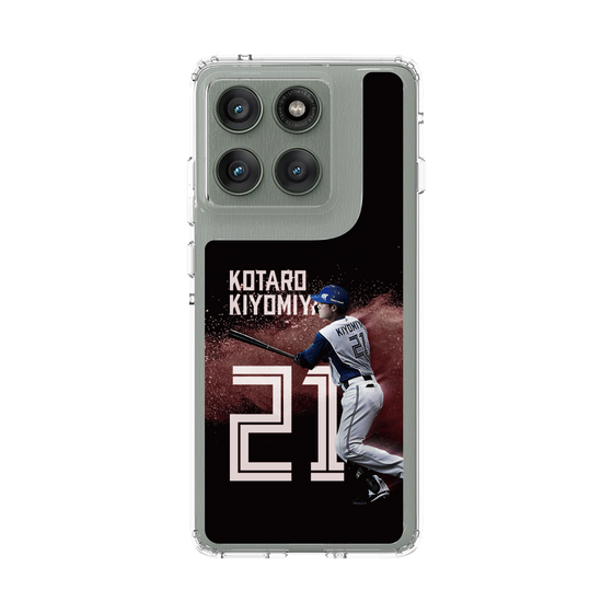 スリムプロテクションケース［ 北海道日本ハムファイターズ - ブラック - KIYOMIYA ］