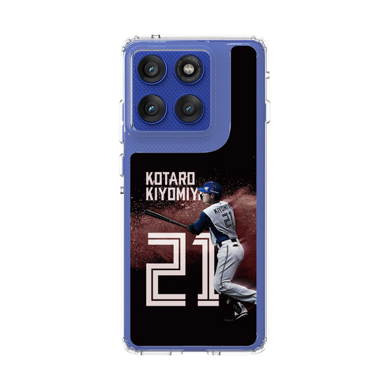 スリムプロテクションケース［ 北海道日本ハムファイターズ - ブラック - KIYOMIYA ］