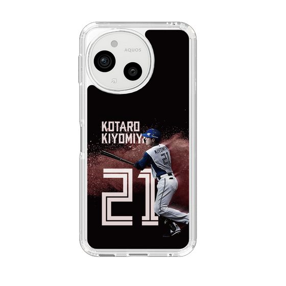 スリムプロテクションケース［ 北海道日本ハムファイターズ - ブラック - KIYOMIYA ］