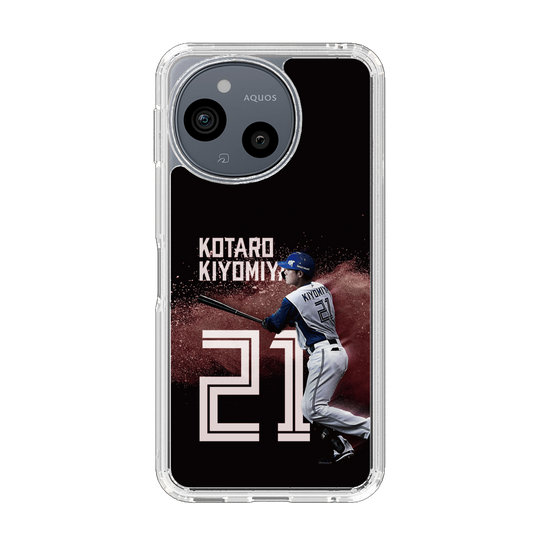 スリムプロテクションケース［ 北海道日本ハムファイターズ - ブラック - KIYOMIYA ］