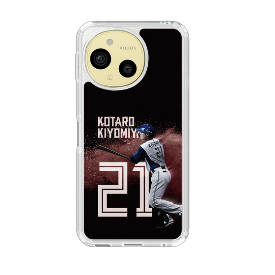 スリムプロテクションケース［ 北海道日本ハムファイターズ - ブラック - KIYOMIYA ］