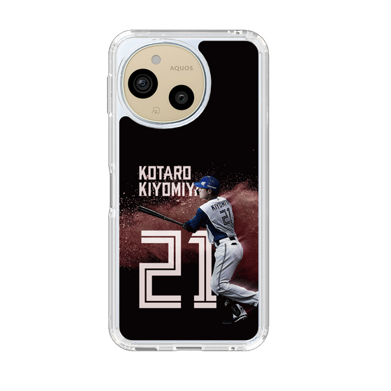 スリムプロテクションケース［ 北海道日本ハムファイターズ - ブラック - KIYOMIYA ］