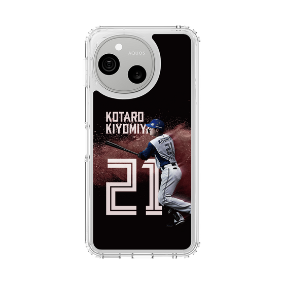 スリムプロテクションケース［ 北海道日本ハムファイターズ - ブラック - KIYOMIYA ］