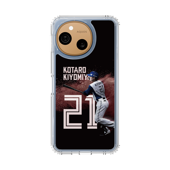 スリムプロテクションケース［ 北海道日本ハムファイターズ - ブラック - KIYOMIYA ］