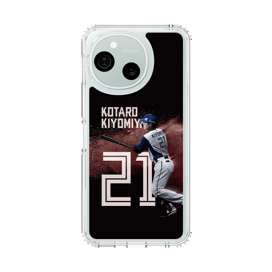 スリムプロテクションケース［ 北海道日本ハムファイターズ - ブラック - KIYOMIYA ］