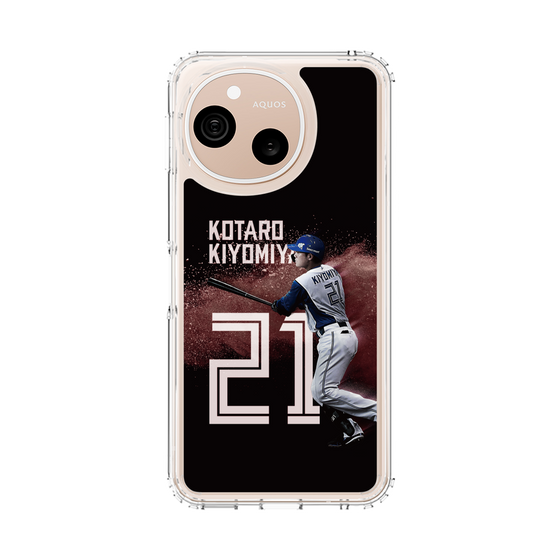 スリムプロテクションケース［ 北海道日本ハムファイターズ - ブラック - KIYOMIYA ］