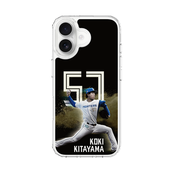 スリムプロテクションケース［ 北海道日本ハムファイターズ - ブラック - KITAYAMA ］