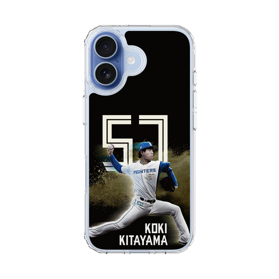 スリムプロテクションケース［ 北海道日本ハムファイターズ - ブラック - KITAYAMA ］