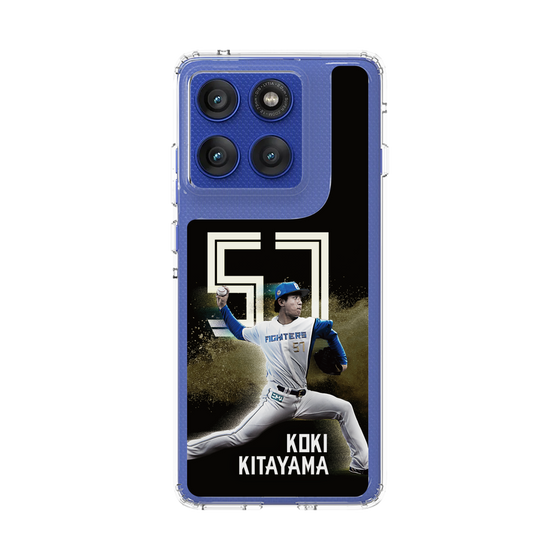 スリムプロテクションケース［ 北海道日本ハムファイターズ - ブラック - KITAYAMA ］