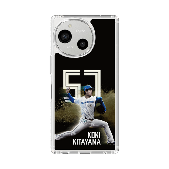 スリムプロテクションケース［ 北海道日本ハムファイターズ - ブラック - KITAYAMA ］