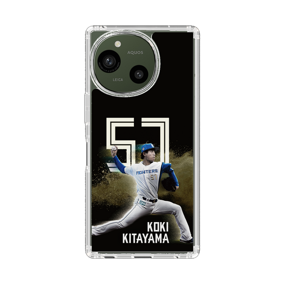 スリムプロテクションケース［ 北海道日本ハムファイターズ - ブラック - KITAYAMA ］