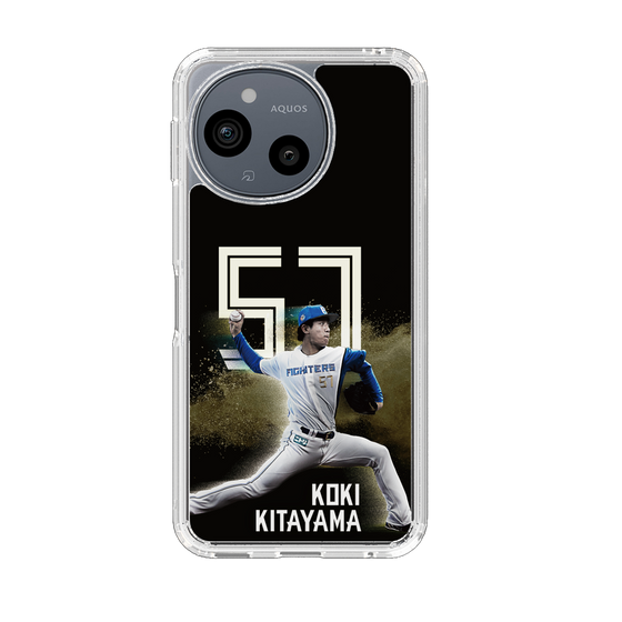 スリムプロテクションケース［ 北海道日本ハムファイターズ - ブラック - KITAYAMA ］