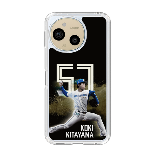 スリムプロテクションケース［ 北海道日本ハムファイターズ - ブラック - KITAYAMA ］