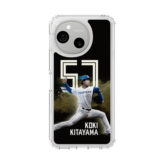 スリムプロテクションケース［ 北海道日本ハムファイターズ - ブラック - KITAYAMA ］