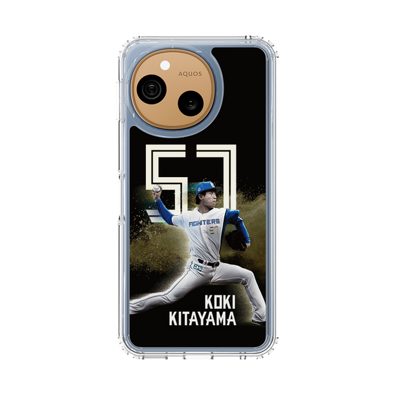 スリムプロテクションケース［ 北海道日本ハムファイターズ - ブラック - KITAYAMA ］