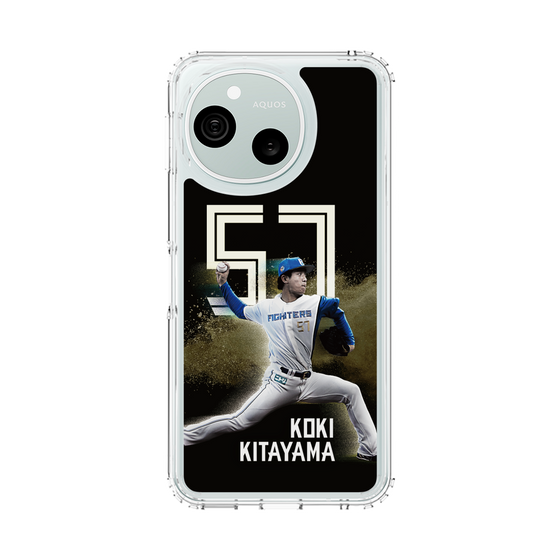 スリムプロテクションケース［ 北海道日本ハムファイターズ - ブラック - KITAYAMA ］