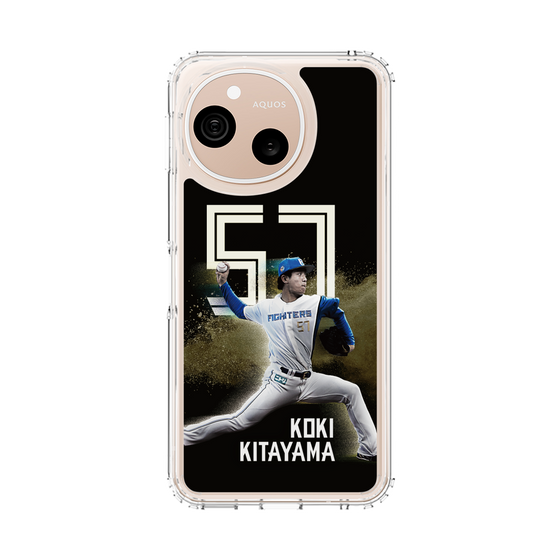 スリムプロテクションケース［ 北海道日本ハムファイターズ - ブラック - KITAYAMA ］