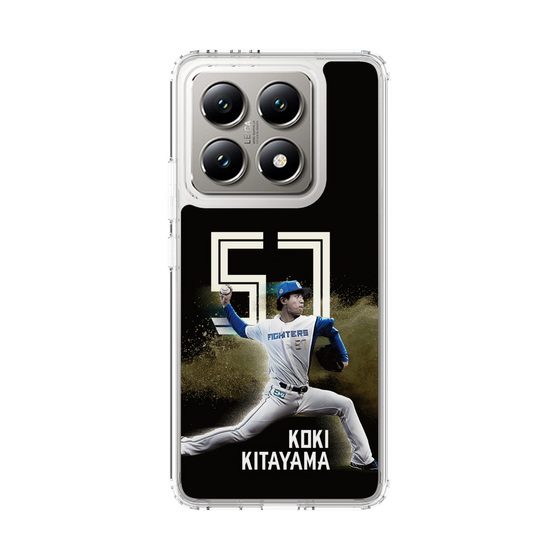 スリムプロテクションケース［ 北海道日本ハムファイターズ - ブラック - KITAYAMA ］