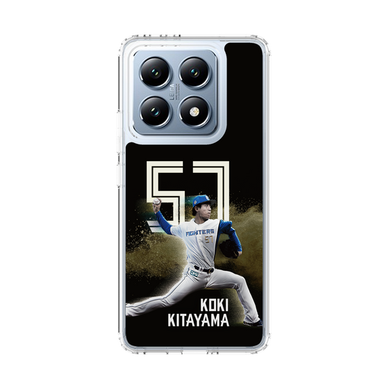 スリムプロテクションケース［ 北海道日本ハムファイターズ - ブラック - KITAYAMA ］