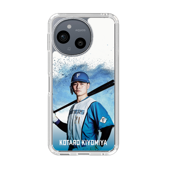 スリムプロテクションケース［ 北海道日本ハムファイターズ - ホワイト - KIYOMIYA ］