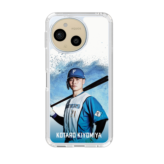 スリムプロテクションケース［ 北海道日本ハムファイターズ - ホワイト - KIYOMIYA ］