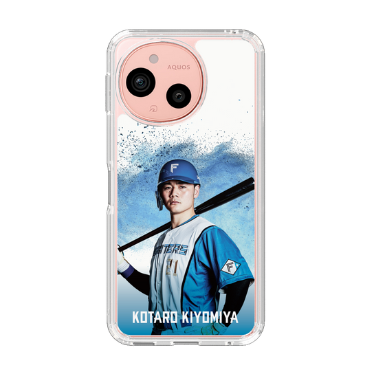 スリムプロテクションケース［ 北海道日本ハムファイターズ - ホワイト - KIYOMIYA ］