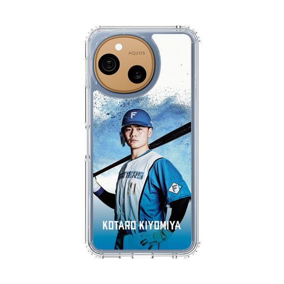 スリムプロテクションケース［ 北海道日本ハムファイターズ - ホワイト - KIYOMIYA ］